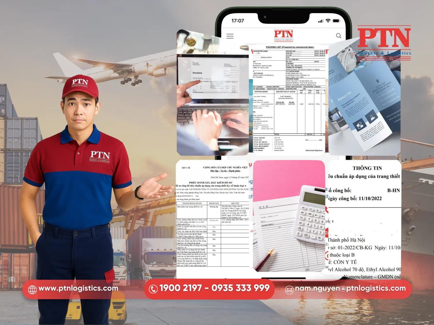 Bộ hồ sơ hải quan đầy đủ cho nhập khẩu thiết bị y tế