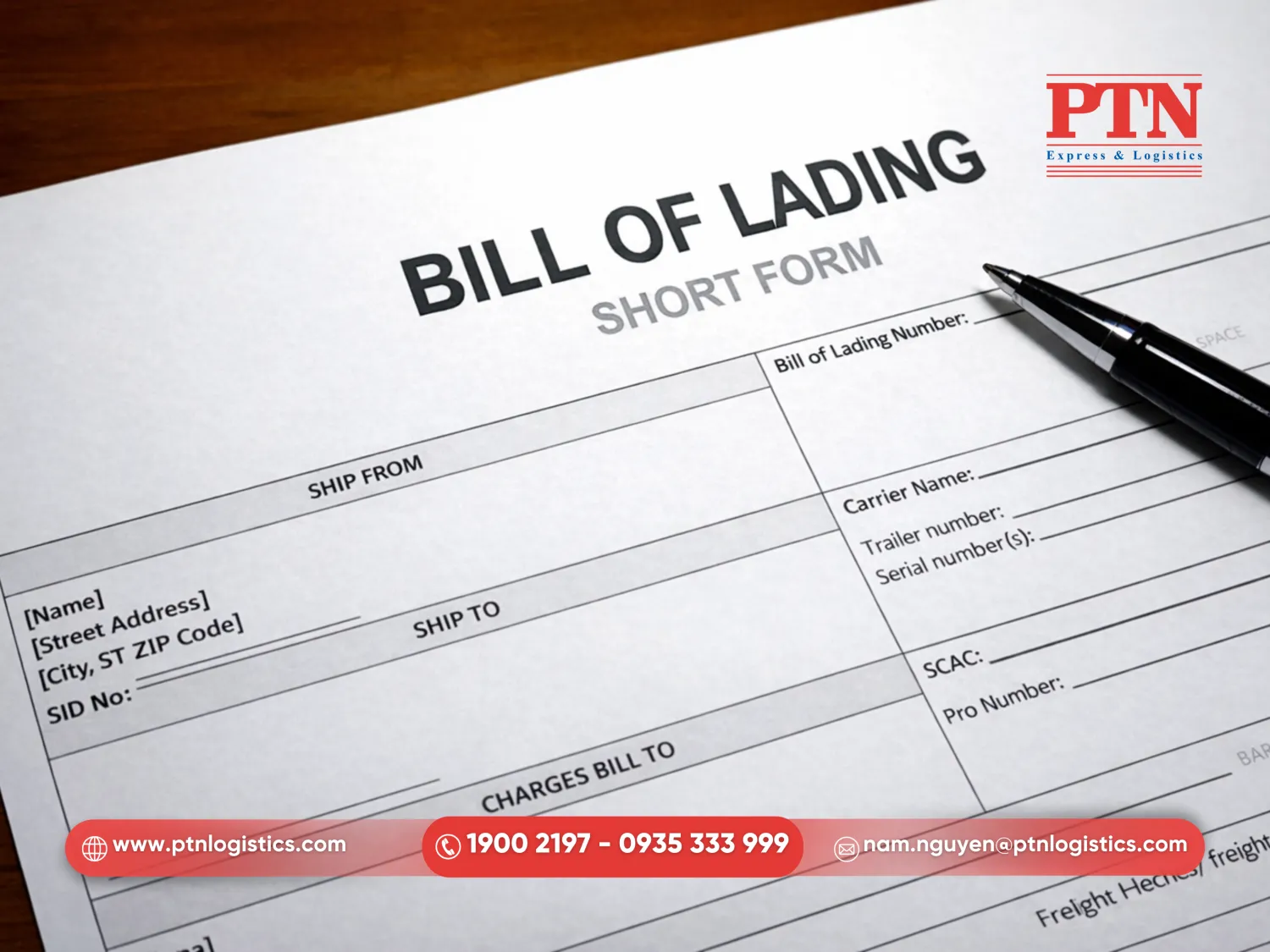 Booking tàu và phát hành bill of lading