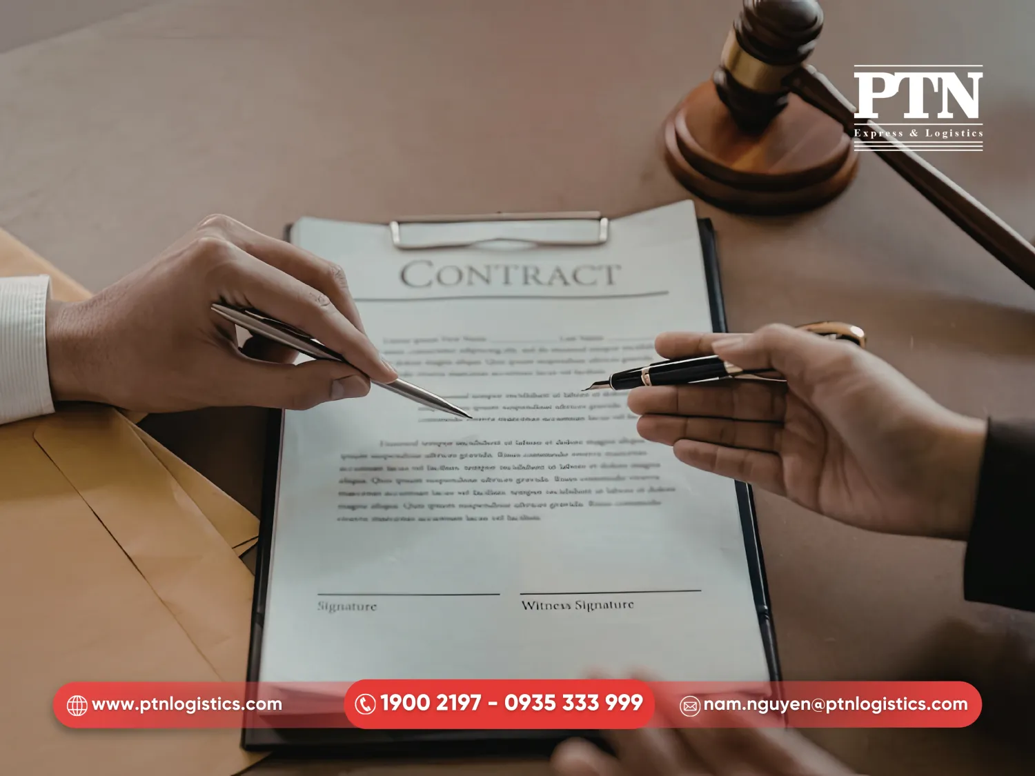 Bước ký kết hợp đồng ngoại thương