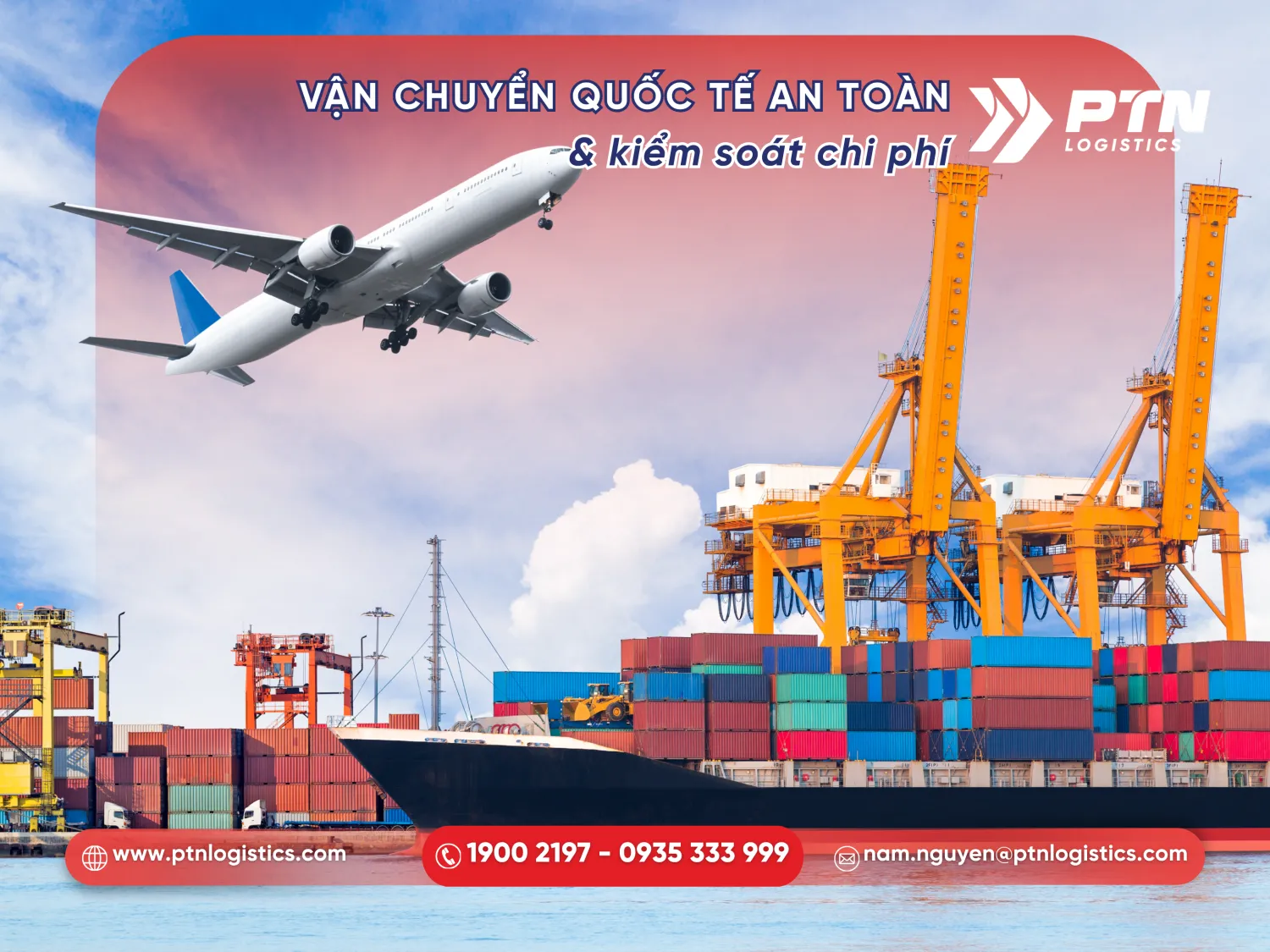 Bước vận chuyển quốc tế an toàn