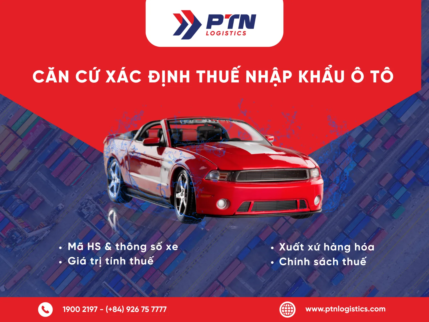Căn cứ xác định thuế nhập khẩu từ Trung Quốc