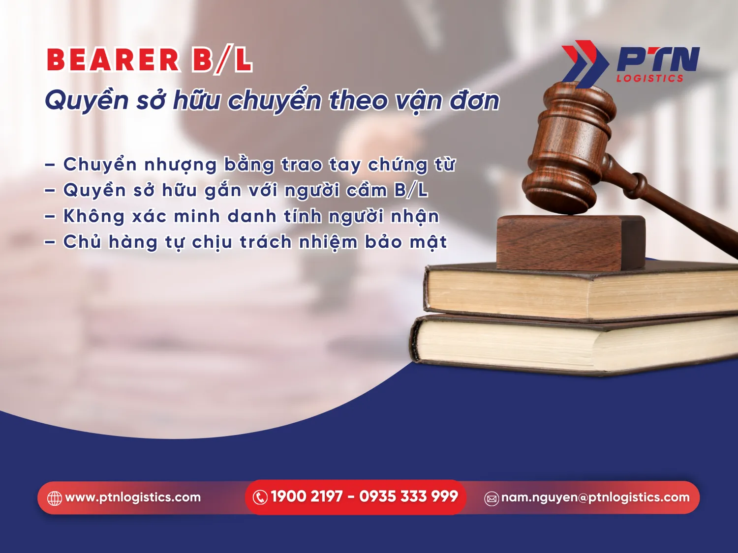 Các điều kiện pháp lý của vận đơn vô danh