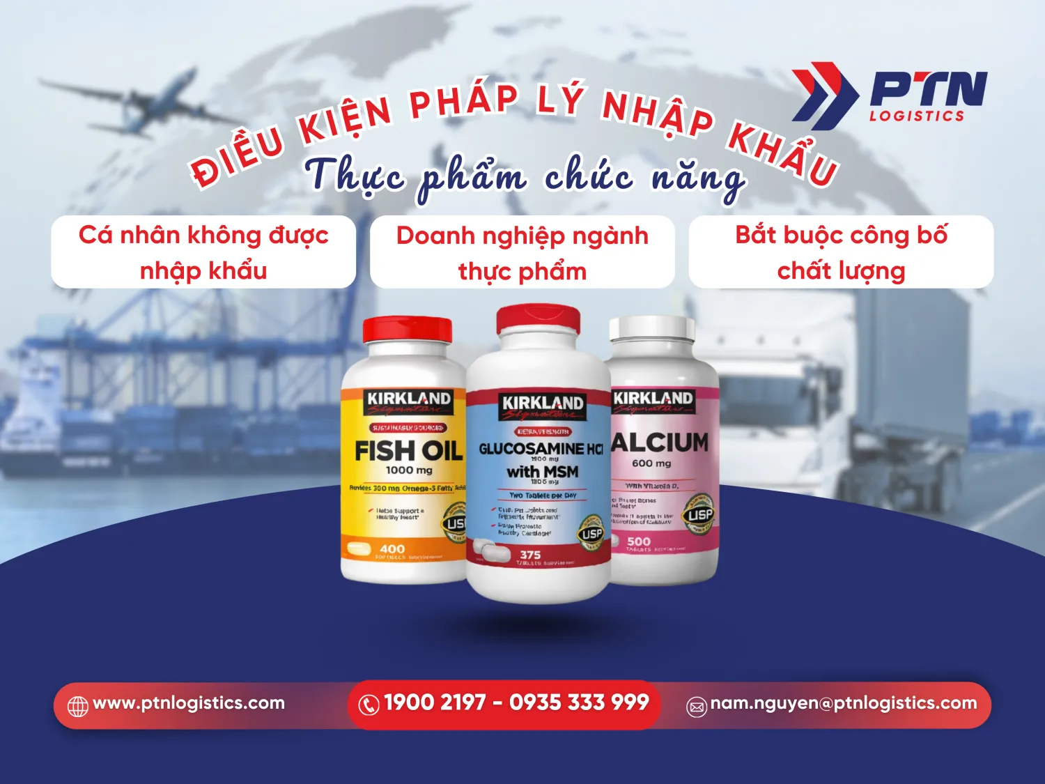 Các điều kiện để nhập khẩu thực phẩm