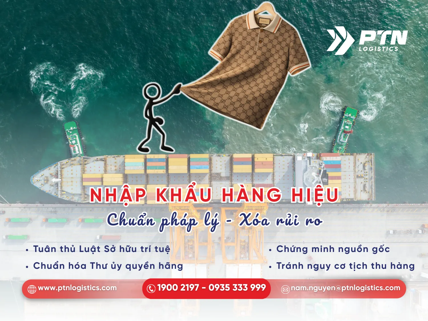 Các điều kiện nhập khẩu áo hàng hiệu