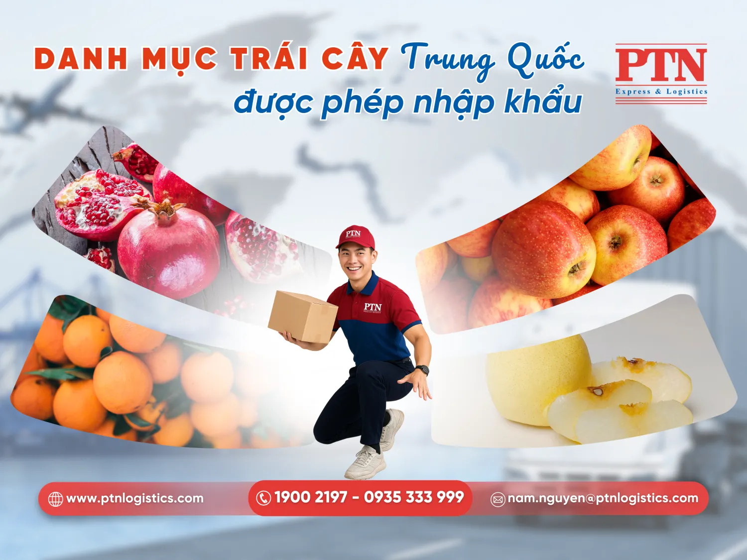 Các loại trái cây được phép nhập khẩu vào Việt Nam