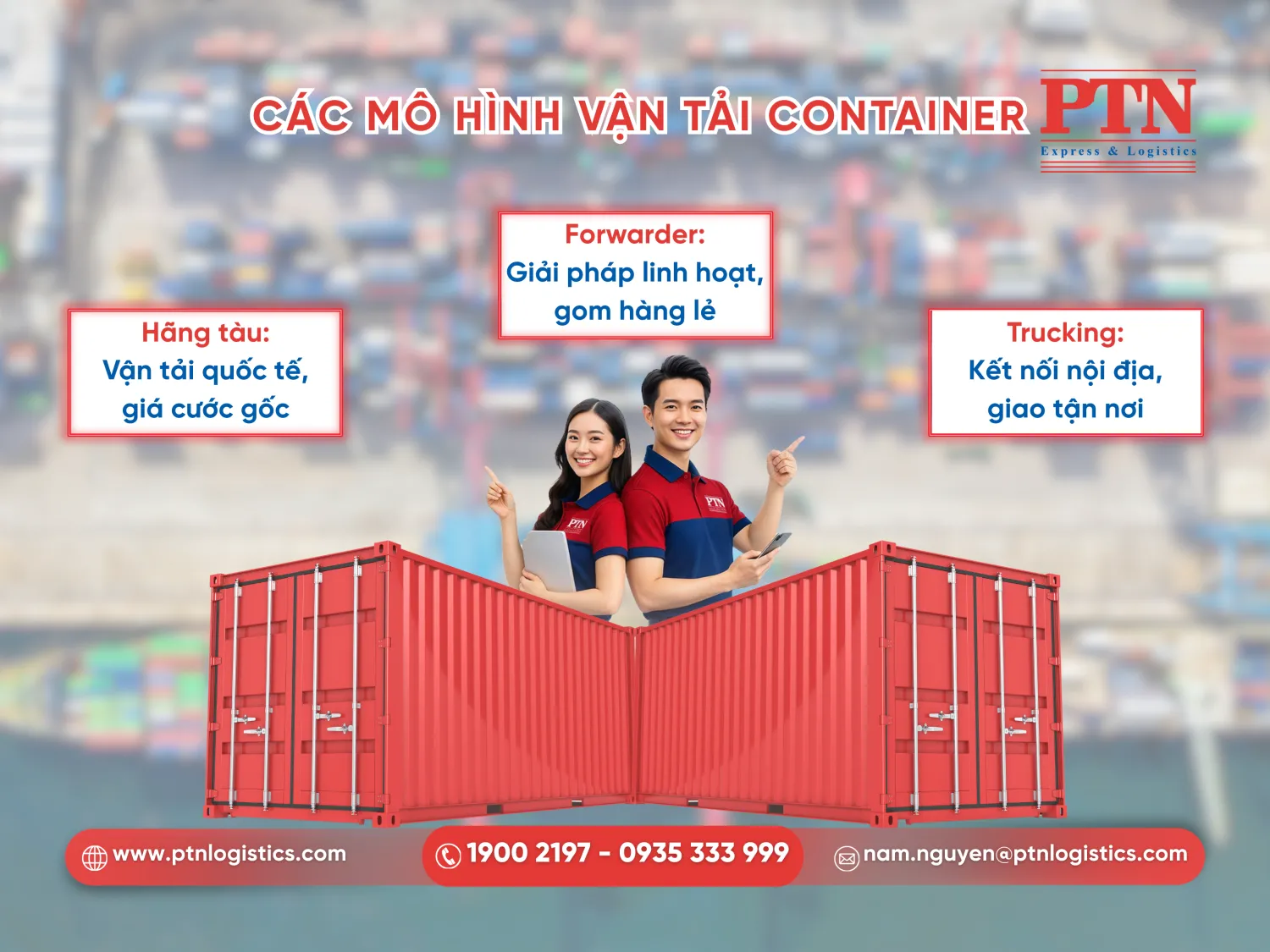 Các mô hình công ty vận tải container hiện nay