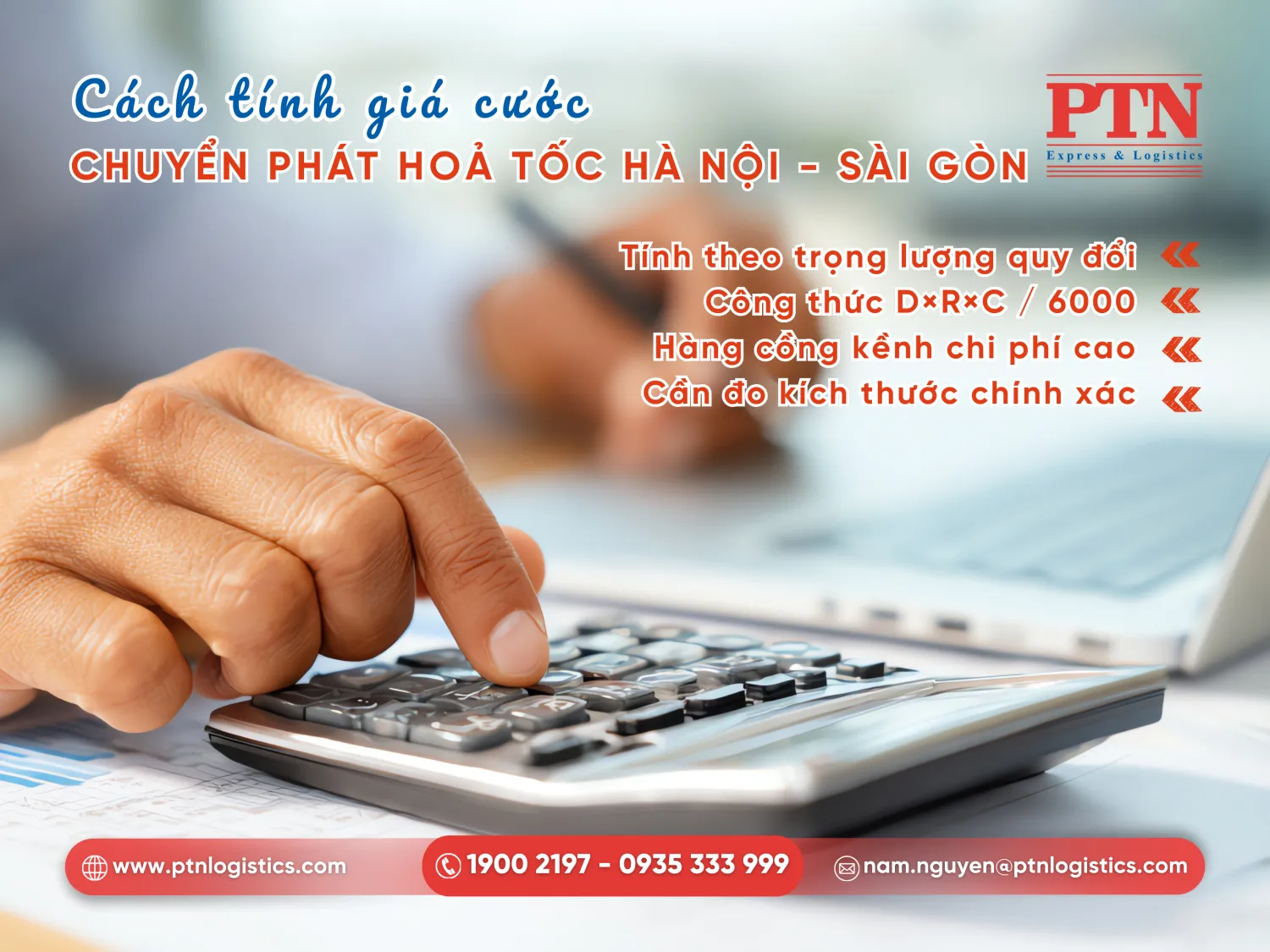 Cách tính giá cước trong chuyển phát hỏa tốc