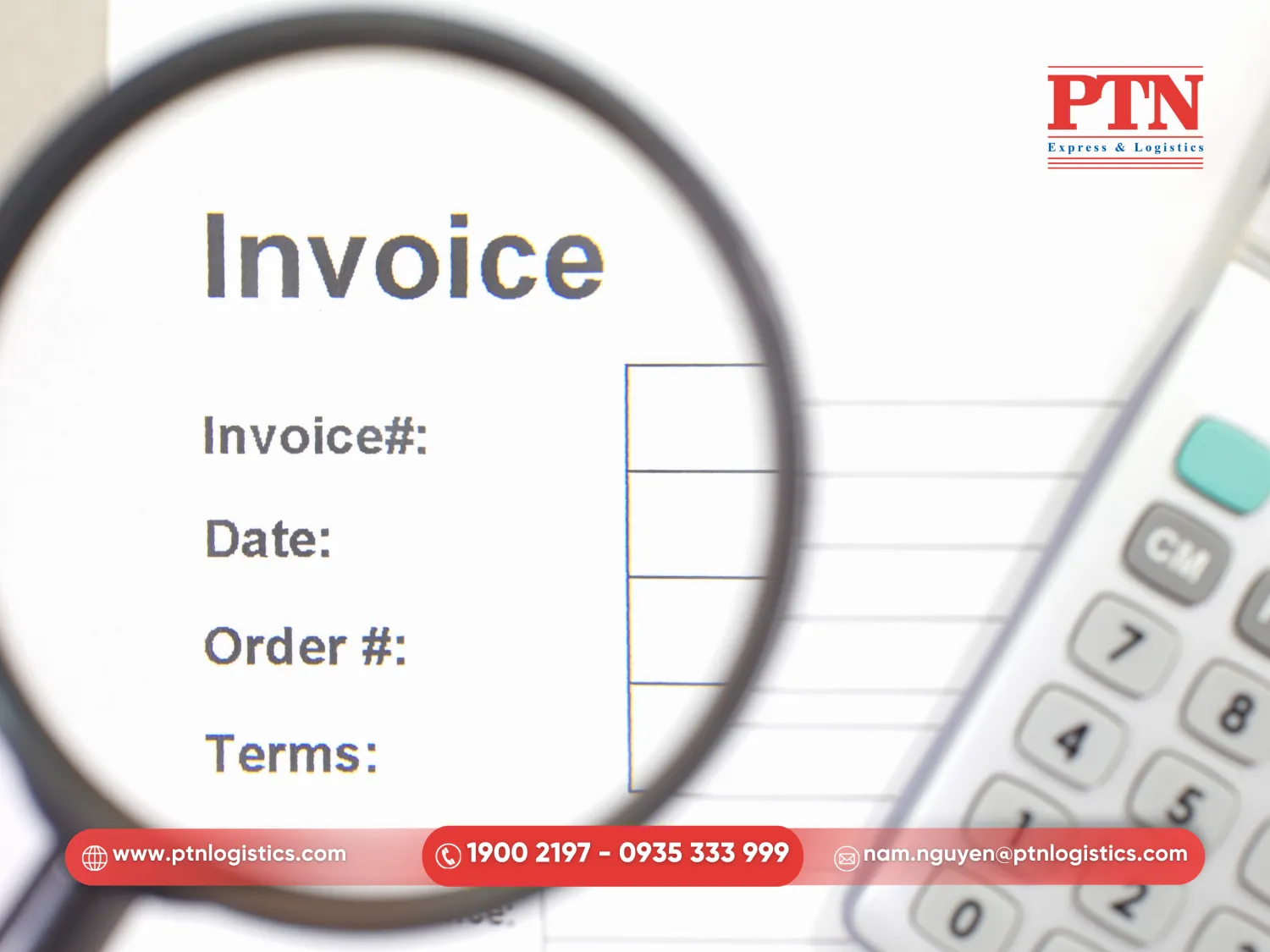 Cần Commercial Invoice để gửi hàng đi Canada