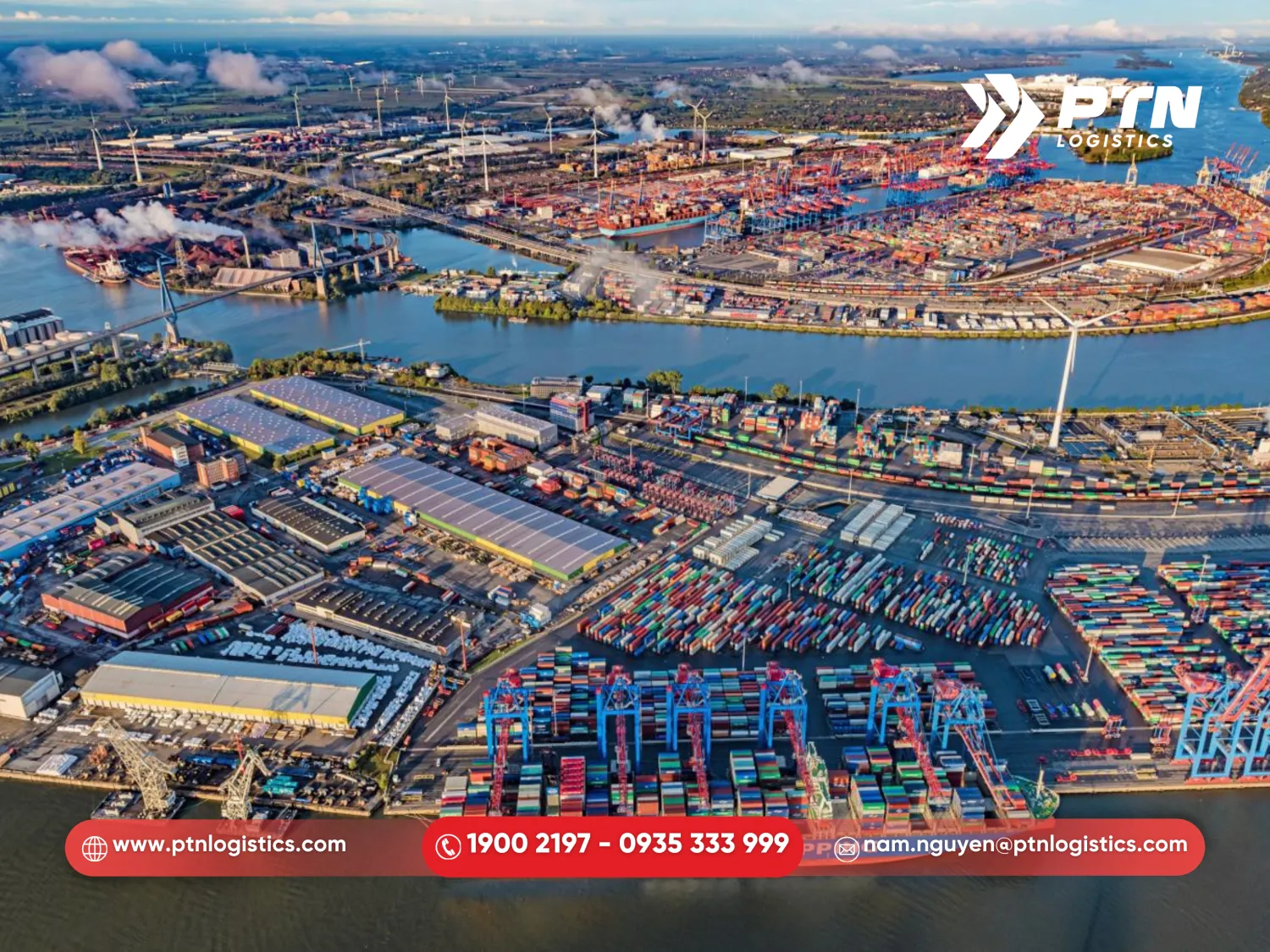 Cảng biển Hamburg ở Đức