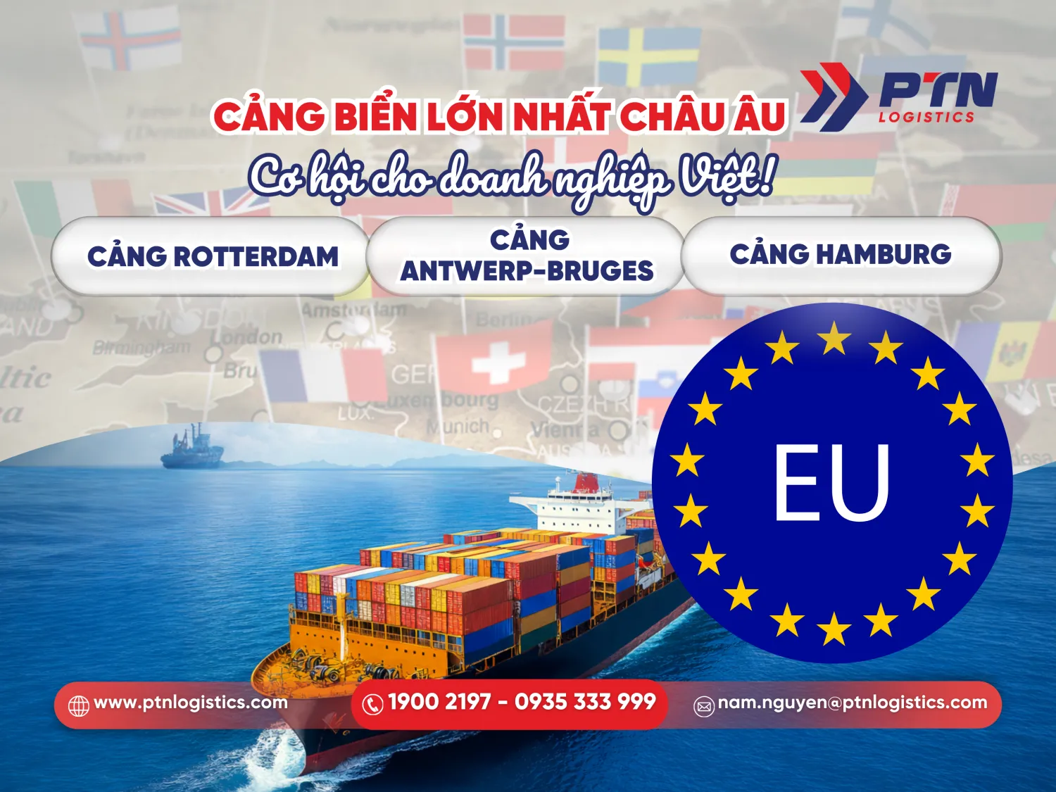 Cảng biển lớn nhất Châu Âu: Cơ hội cho doanh nghiệp Việt