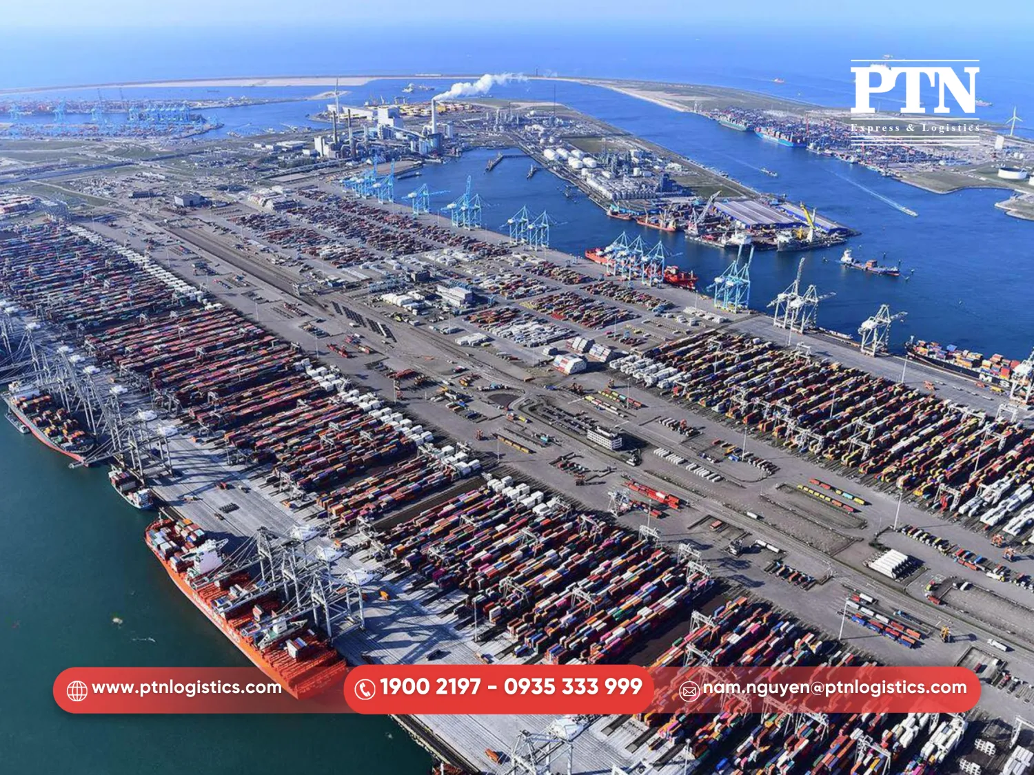 Cảng Rotterdam ở Hà Lan