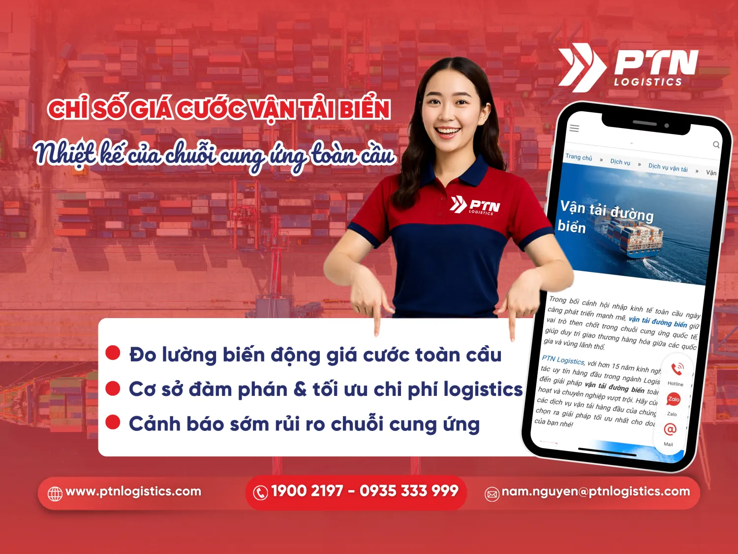 Chỉ số giá cước vận tải biển, nhiệt kế của chuỗi cung ứng toàn cầu