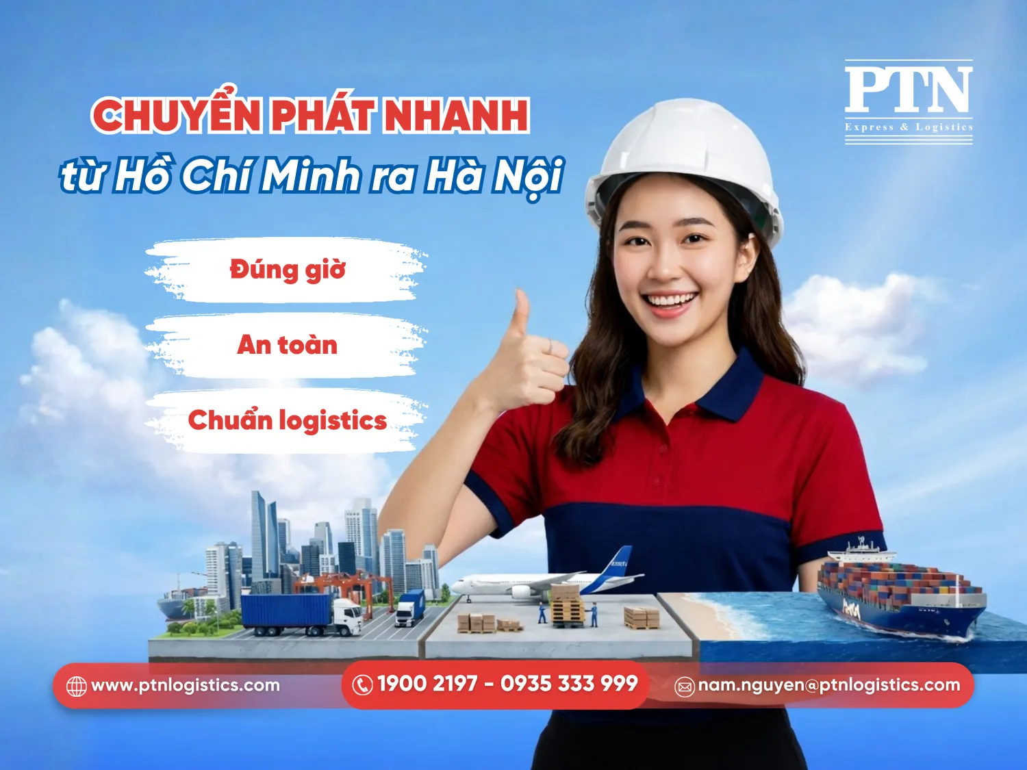 Chuyển phát nhanh từ Hồ Chí Minh ra Hà Nội