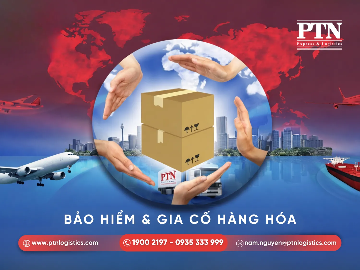 Công ty dịch vụ vận tải giúp bảo hiểm hàng hóa đường dài
