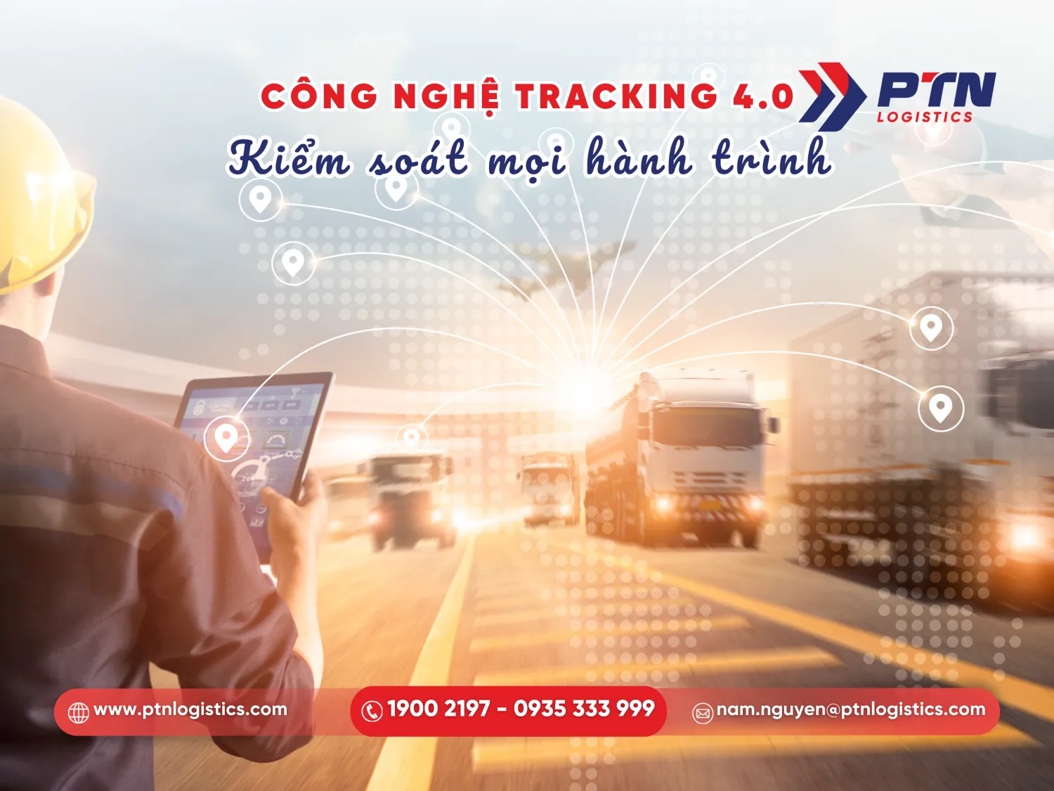 Công ty vận tải container có hệ thống tracking hành trình