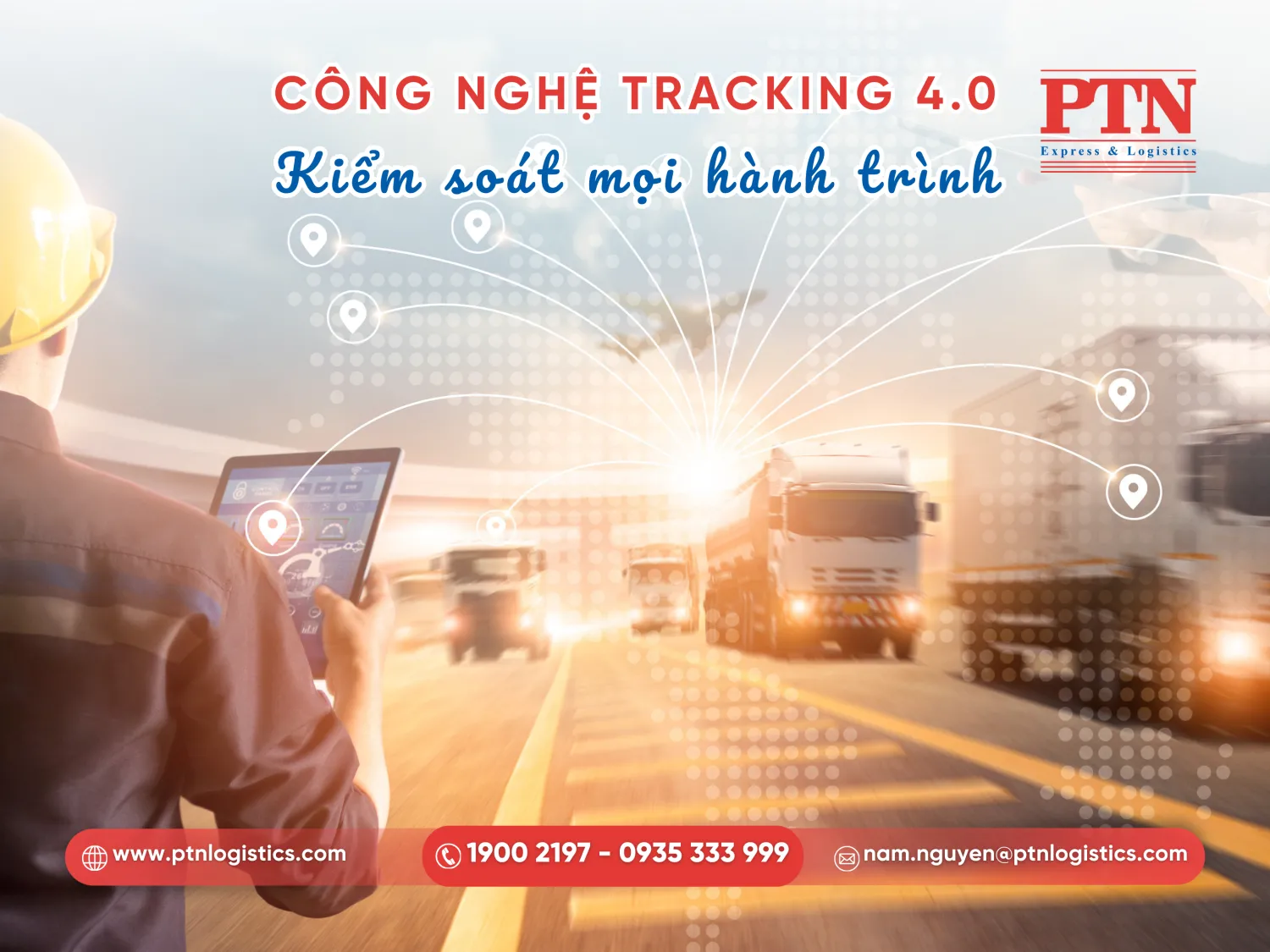 Công ty vận tải container có hệ thống tracking