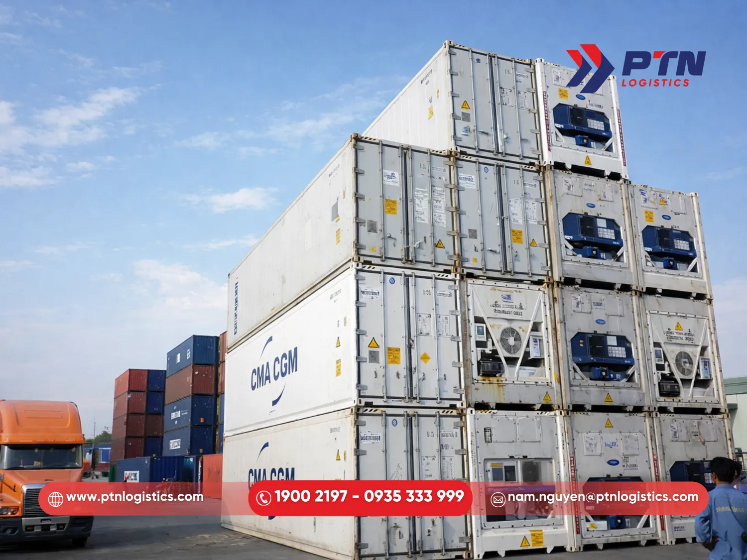 Cont lạnh 20rf và 40rf