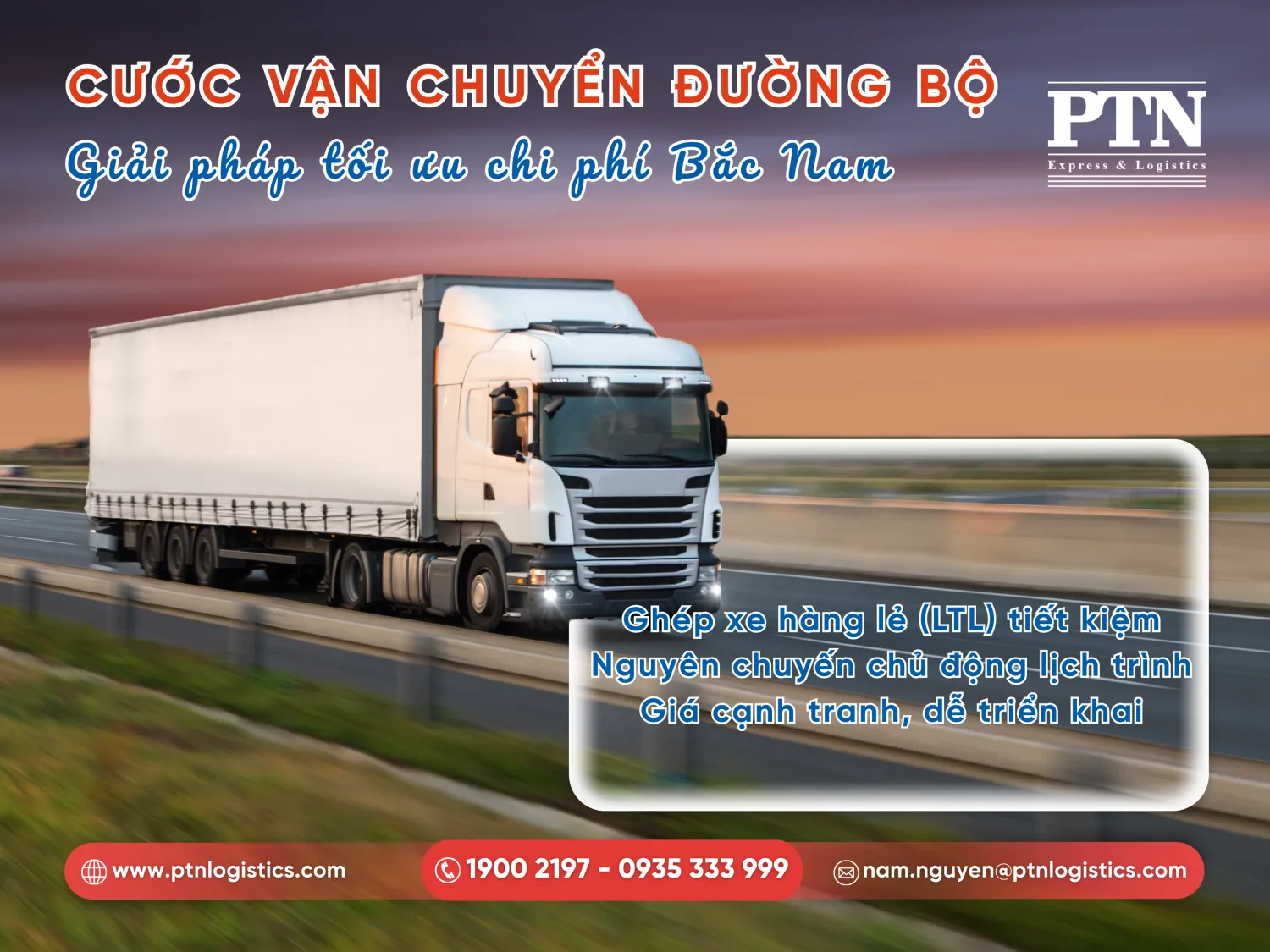 Cước phi vận chuyển đường bộ