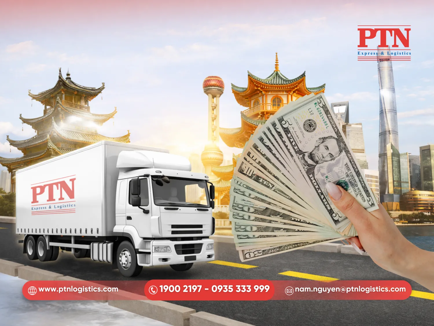 Cước vận chuyển quốc tế Trung Quốc - Việt Nam