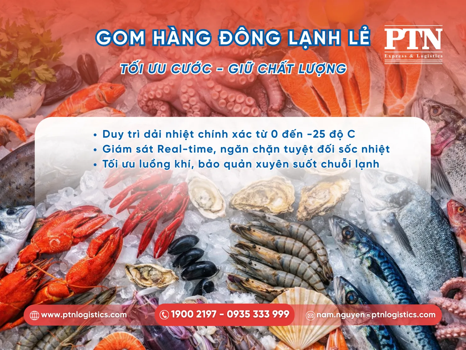 Đặc điểm kỹ thuật của hàng đông lạnh lẻ