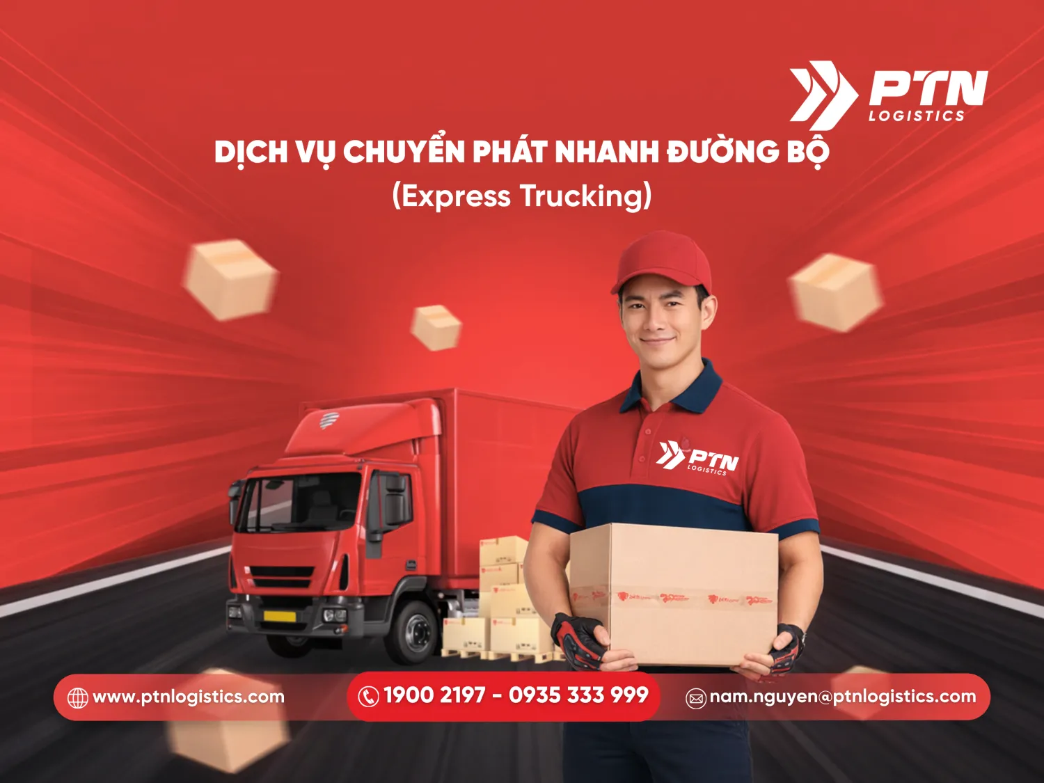 Dịch vụ chuyển phát nhanh đường bộ (Express trucking)