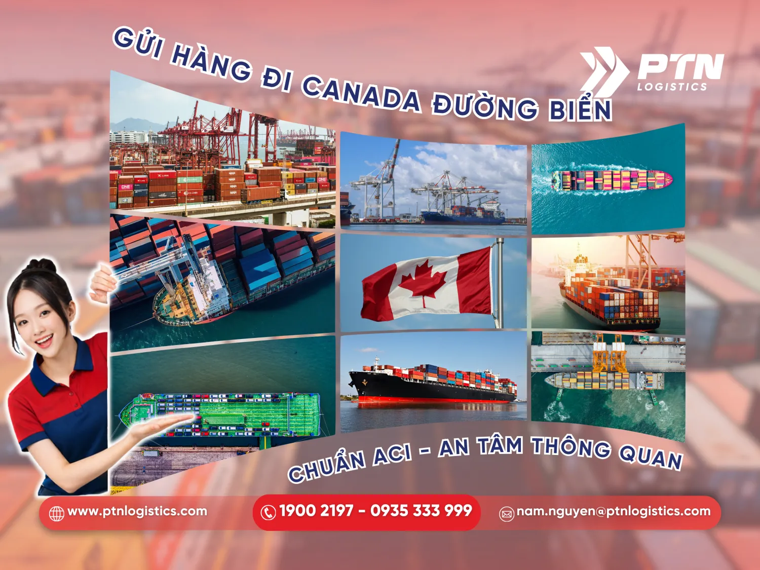 Dịch vụ gửi hàng đi Canada bằng đường biển