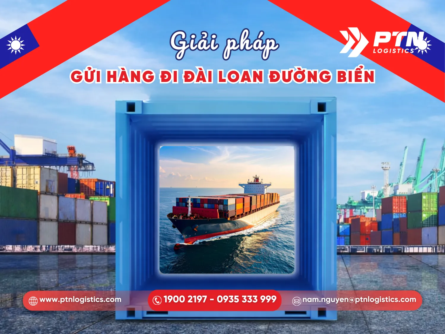 Dịch vụ gửi hàng đi Đài Loan bằng đường biển
