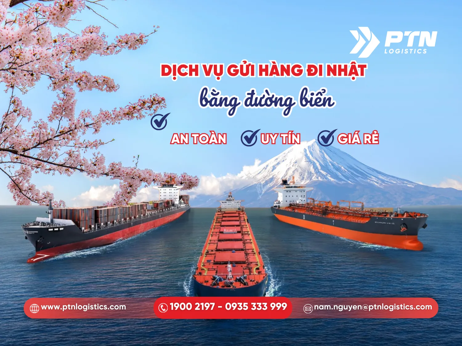 Dịch vụ gửi hàng đi Nhật bằng đường biển