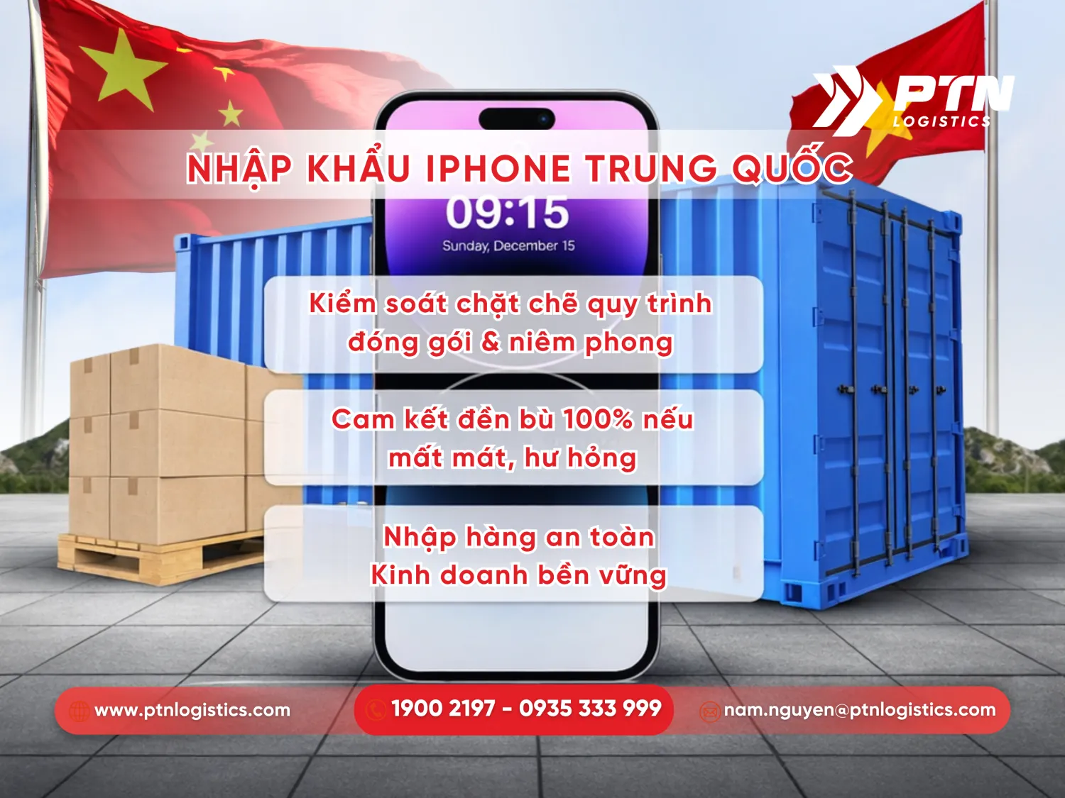 Dịch vụ nhập hàng iphone từ Trung Quốc