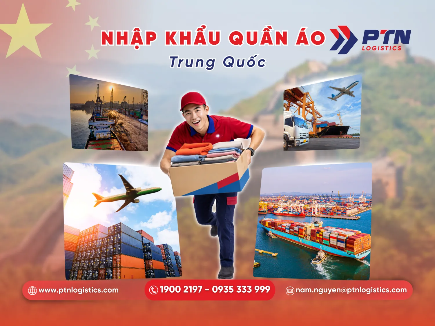 Dịch vụ nhập hàng quần áo Trung Quốc
