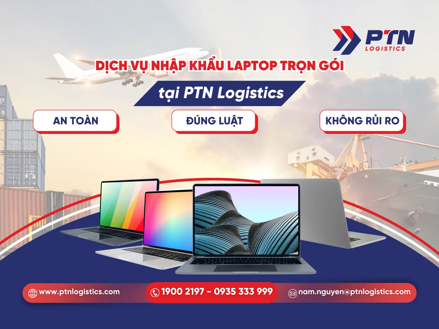 Dịch vụ nhập khẩu laptop trọn gói