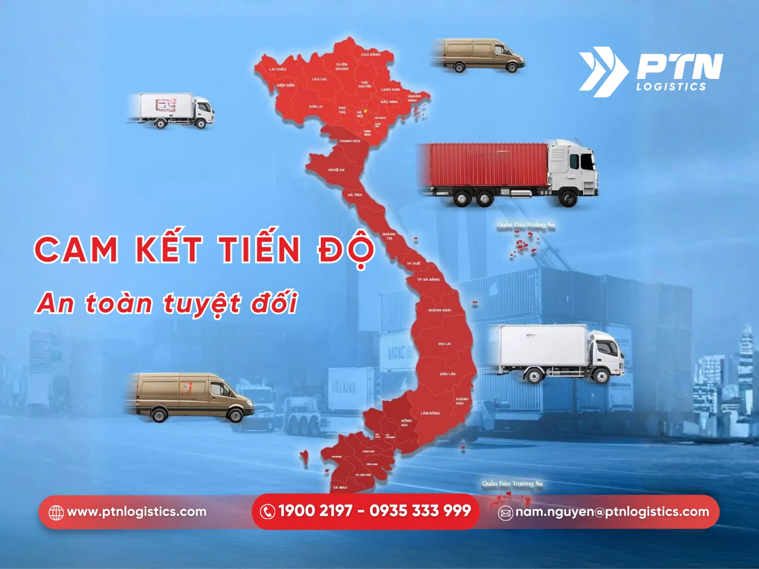 Dịch vụ vận chuyển chuyên nghiệp tại PTN Logistics