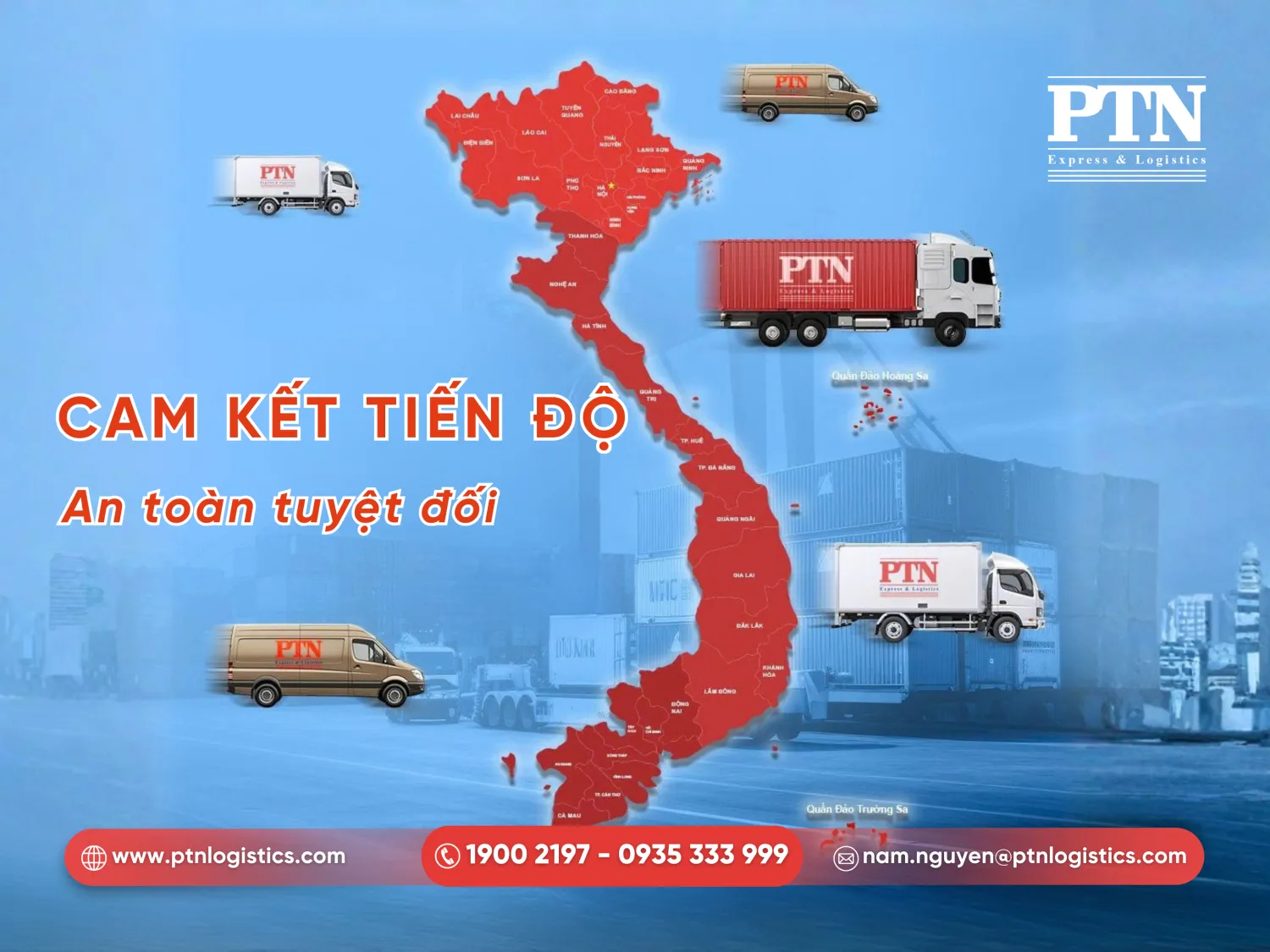 Dịch vụ vận chuyển chuyên nghiệp tại PTN