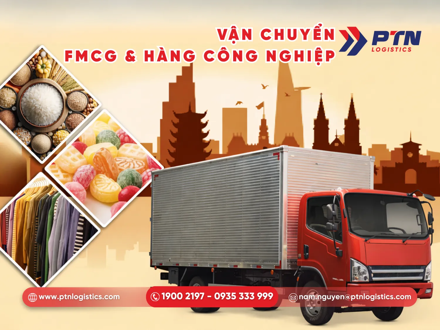 Dịch vụ vận chuyển hàng tiêu dùng nhanh từ Sài Gòn đi Hà Nội