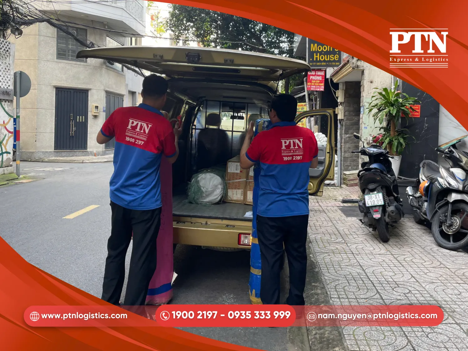 Dịch vụ vận chuyển uy tín và chuyên nghiệp tại PTN