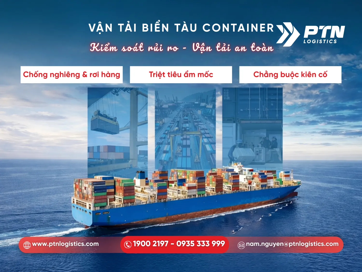 Dịch vụ vận tải biển tàu container