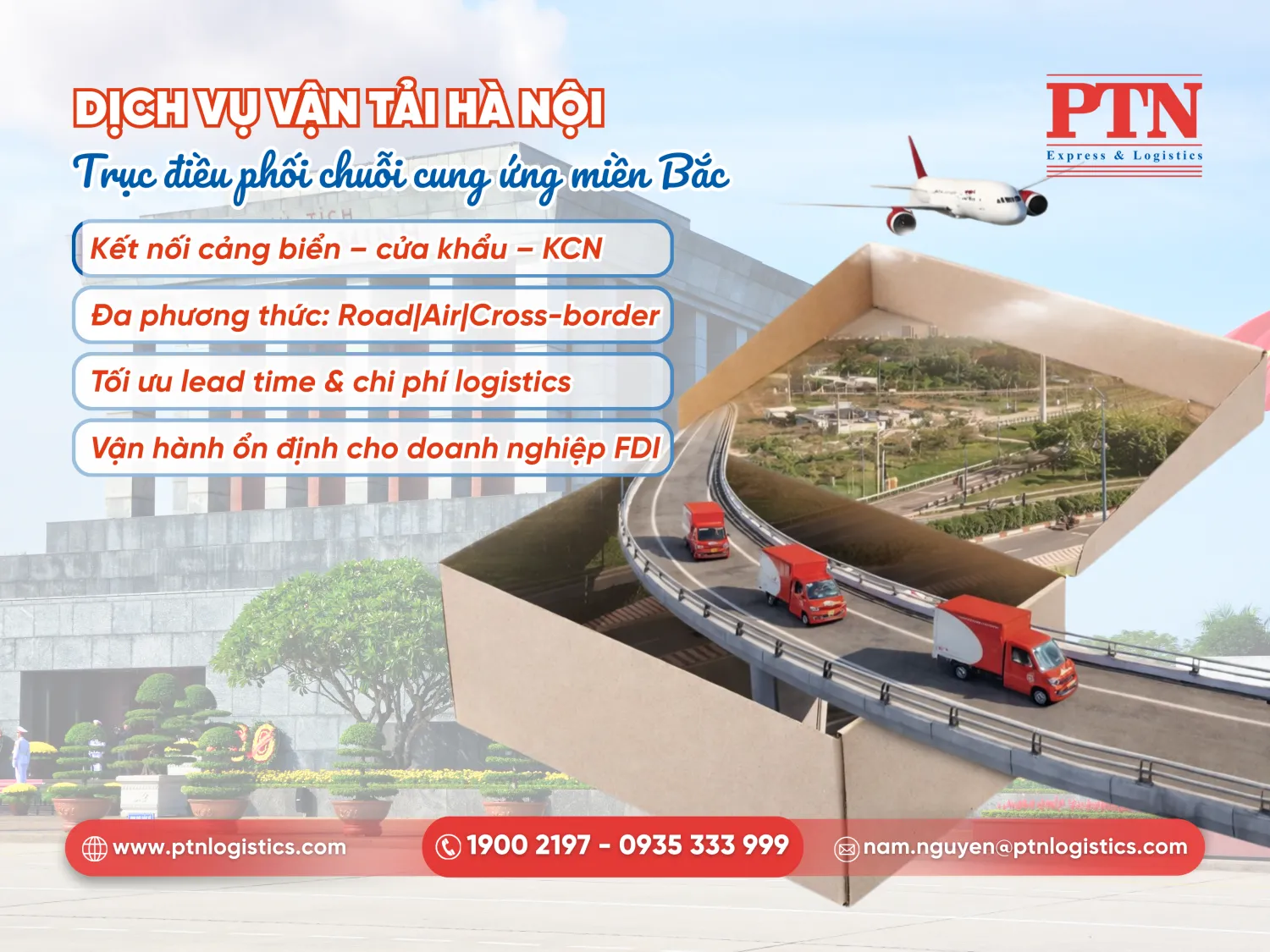 Dịch vụ vận tải Hà Nội