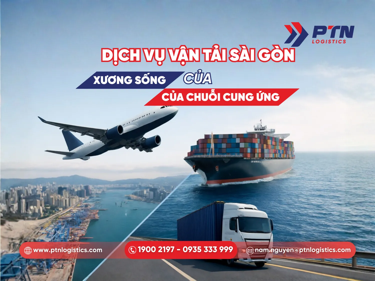 Dịch vụ vận tải Sài Gòn - Xương sống của chuỗi cung ứng