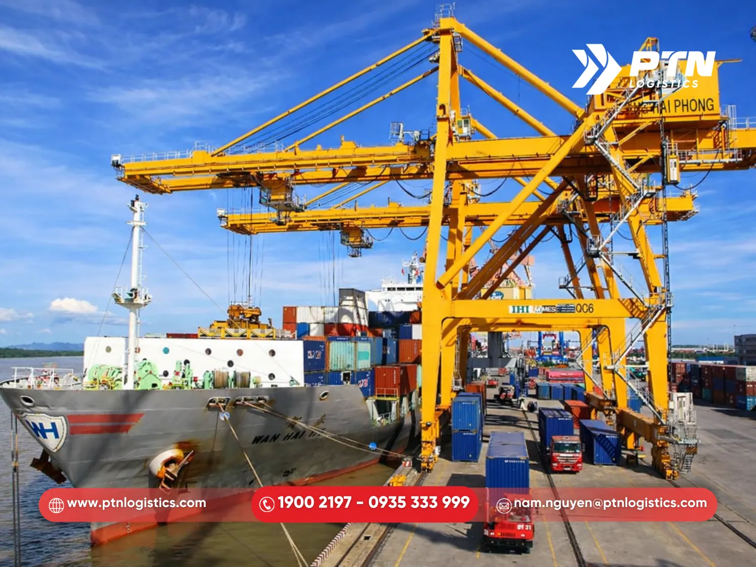 Điều kiện cảng biển và năng lực xếp dỡ hàng hóa