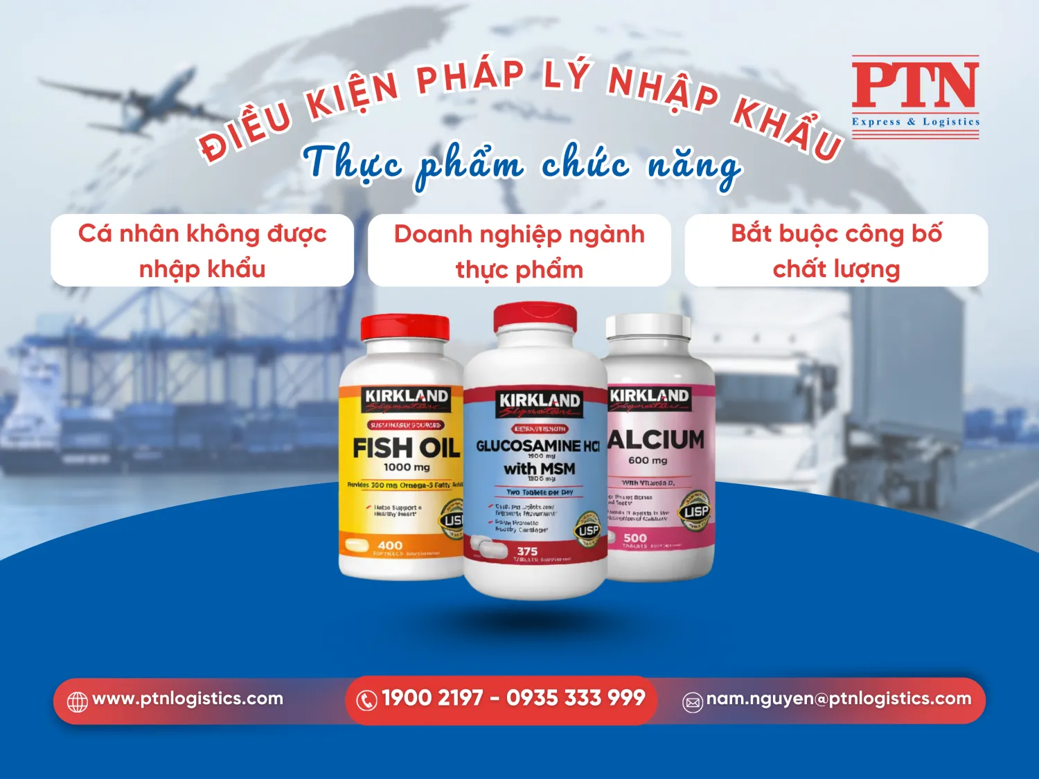 Điều kiện để nhập khẩu thực phẩm chức năng