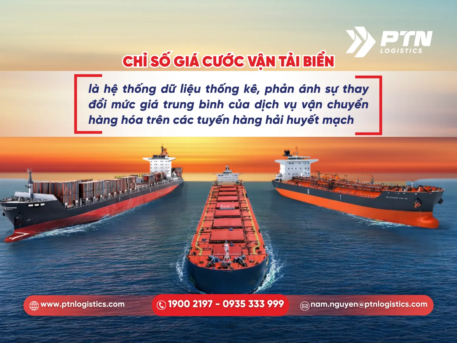 Định nghĩa chi tiết về chỉ số giá cước vận tải biển