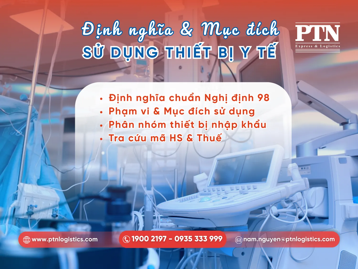 Định nghĩa và mục đích sử dụng từ thiết bị y tế