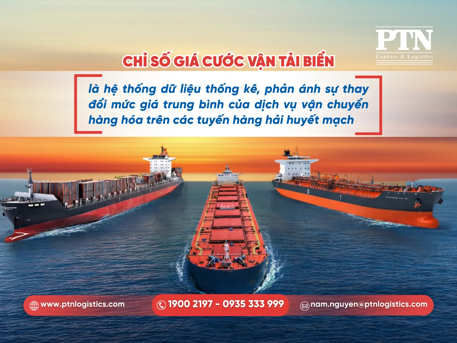 Định nghĩa về chỉ số giá cước vận tải biển