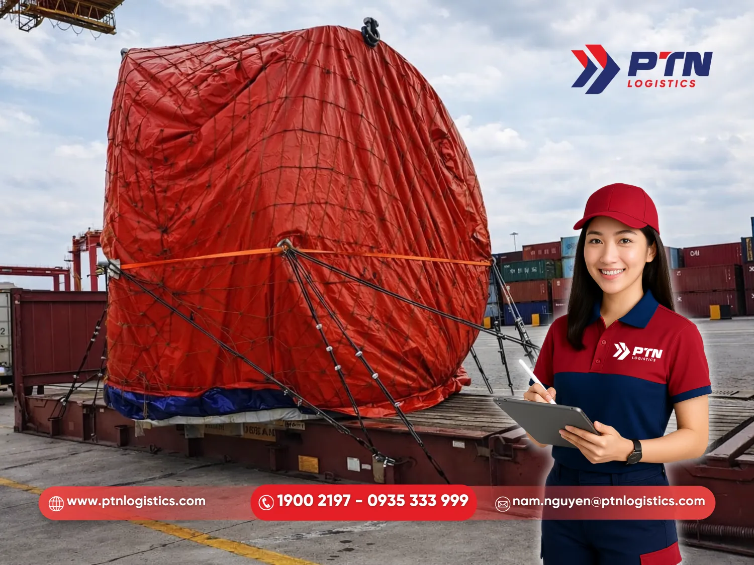 Đội ngũ nhân viên tư vấn đóng gói, chằng buộc đạt chuẩn quốc tế