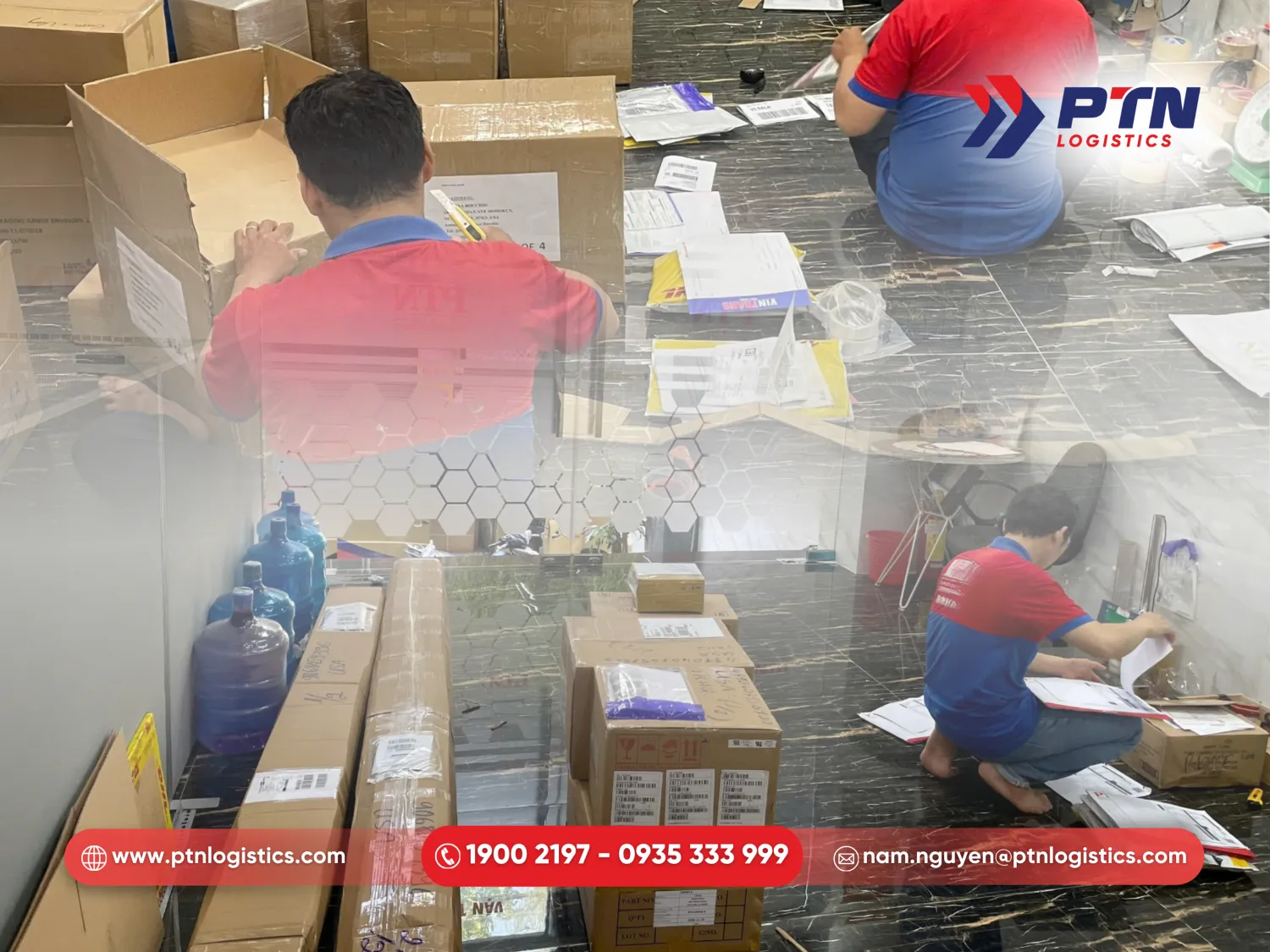 Đóng gói và thủ tục ảnh hưởng đến thời gian