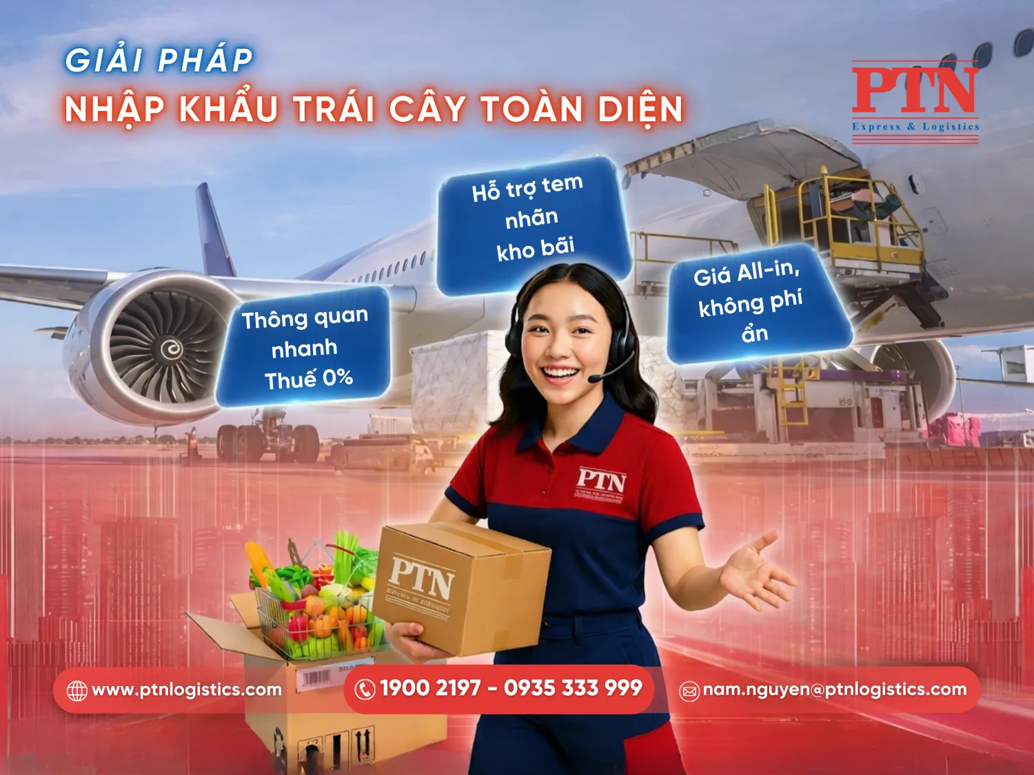 Giải pháp nhập khẩu hoa quả Trung Quốc