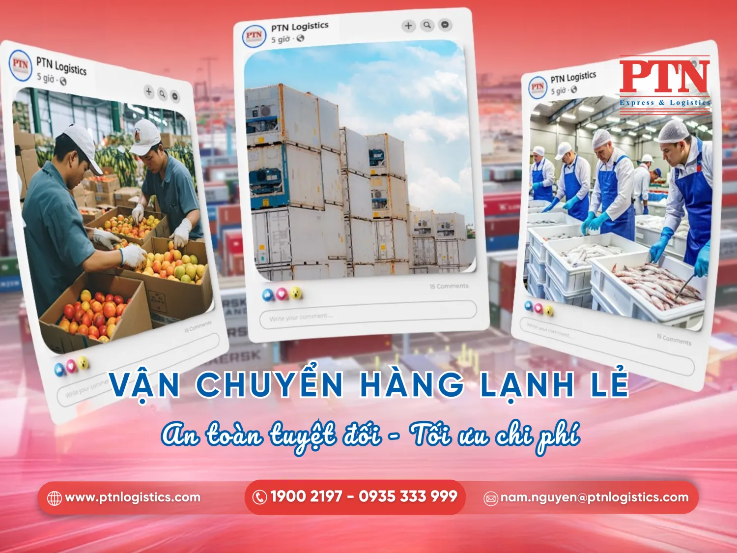 Giải pháp vận chuyển toàn diện tại PTN