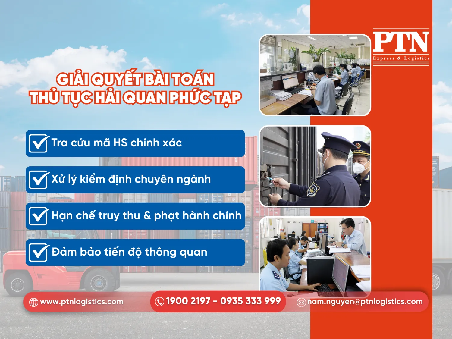 Giải quyết bài toán thủ tục hải quan phức tạp