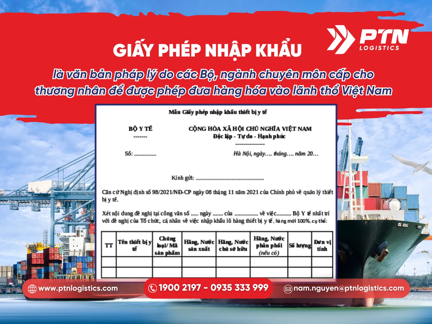 Giấy phép nhập khẩu là như thế nào?