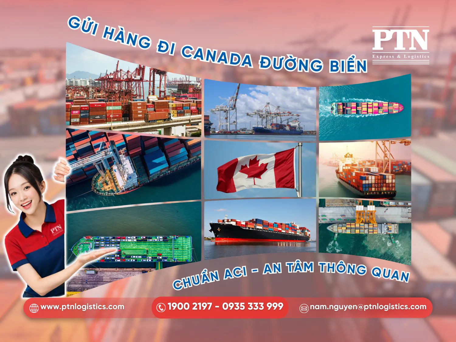 Gửi hàng đi Canada bằng đường biển